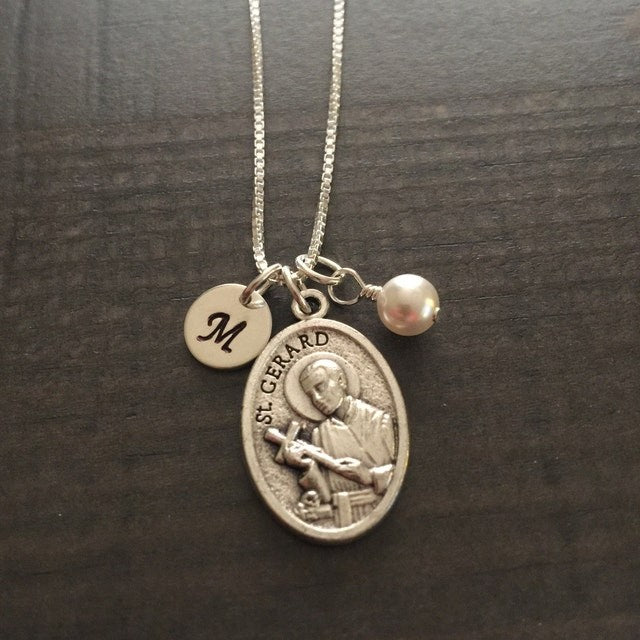 Customized Pregnancy Motherhood Fertility Initial Necklace