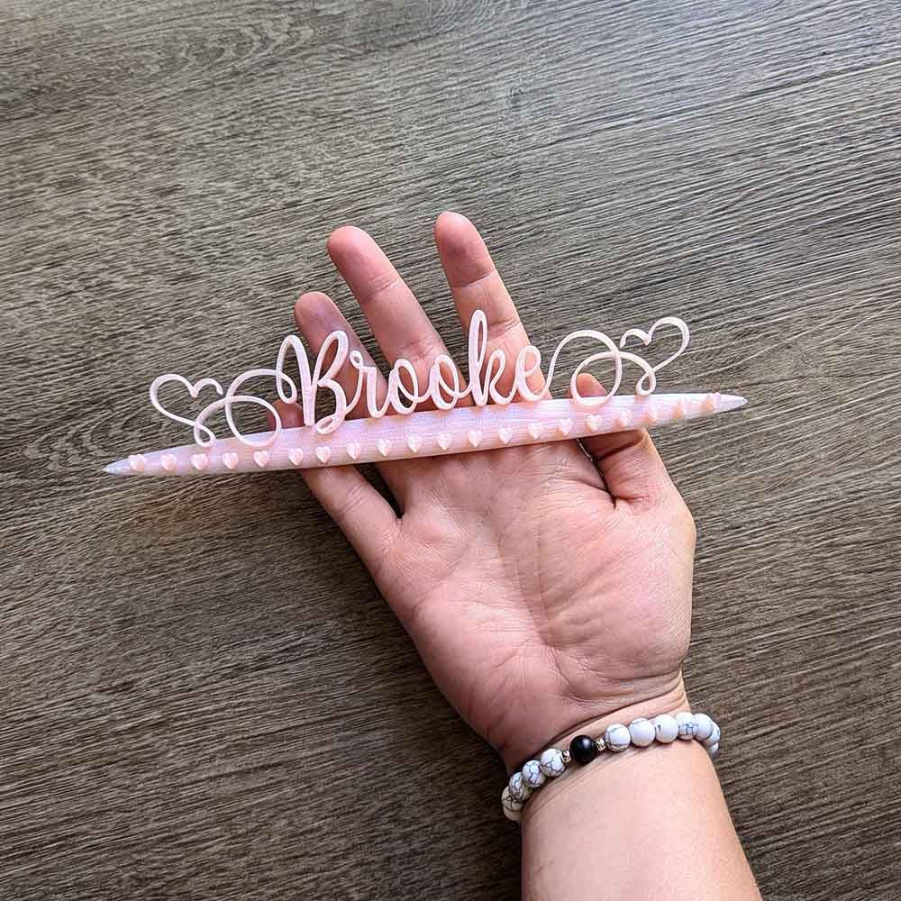 Personalized Name Necklace Holder, Custom Jewelry Hanger, Keepsake Jewelry Organizer, Best Friend Gift, Unique Gift for Her