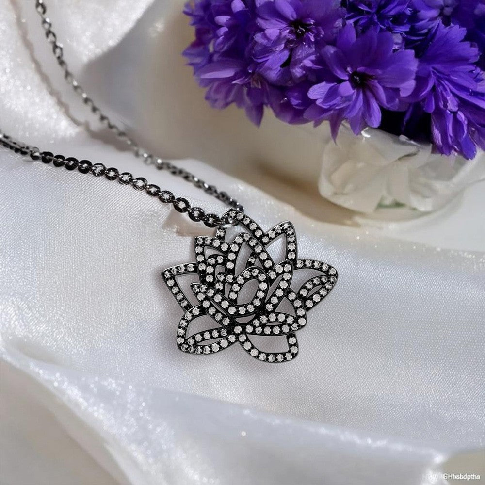 Personalized Birth Flower Necklace for Women – Custom Floral Pendant with Adjustable Chain, Meaningful Gift for Birthday, Anniversary, or Mother’s Day