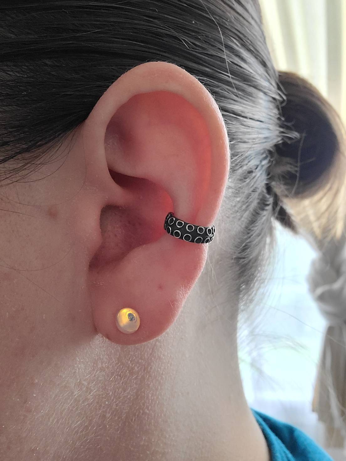 Octopus Tentacle Ear Cuff Earring Sterling Silver Ear Wrap Earrings Boho Jewelry Gift for Her - ECU010