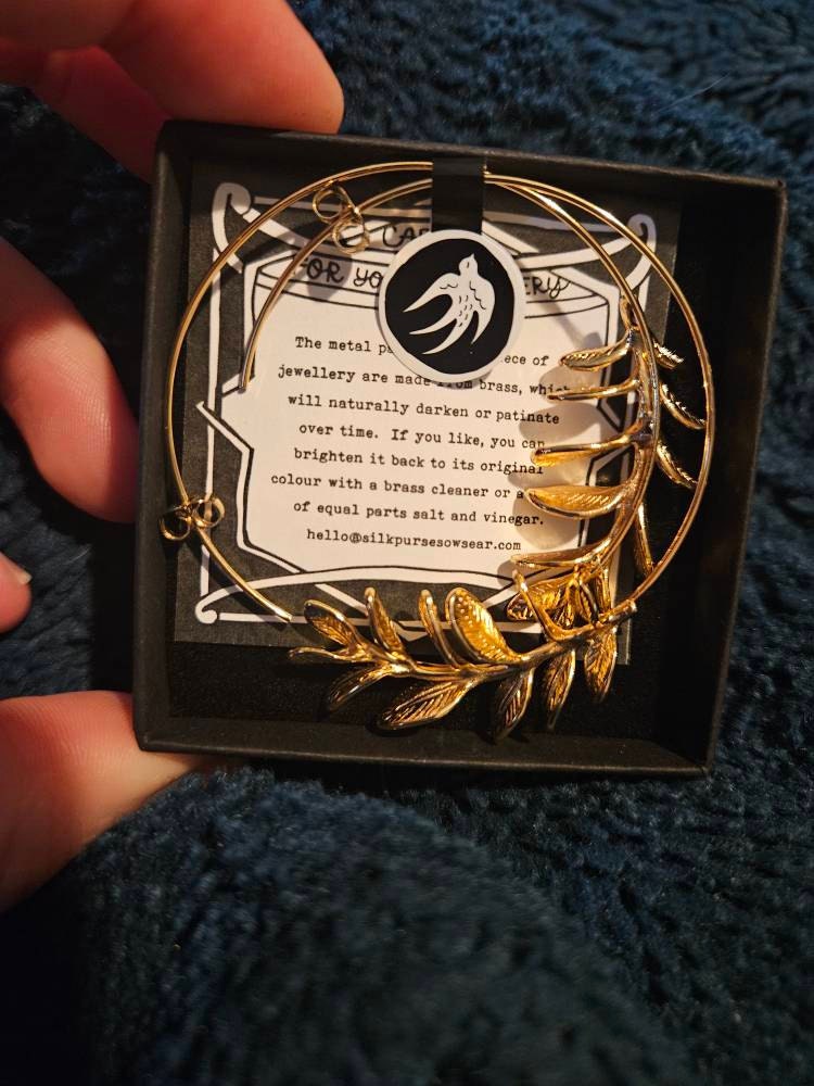 Rosemary Leaf Hoop Earrings, Gold Silver Leaf Hoop Earrings, Realistic Twig Branch Earrings, Gift for Best Friend, 30th Birthday Gift