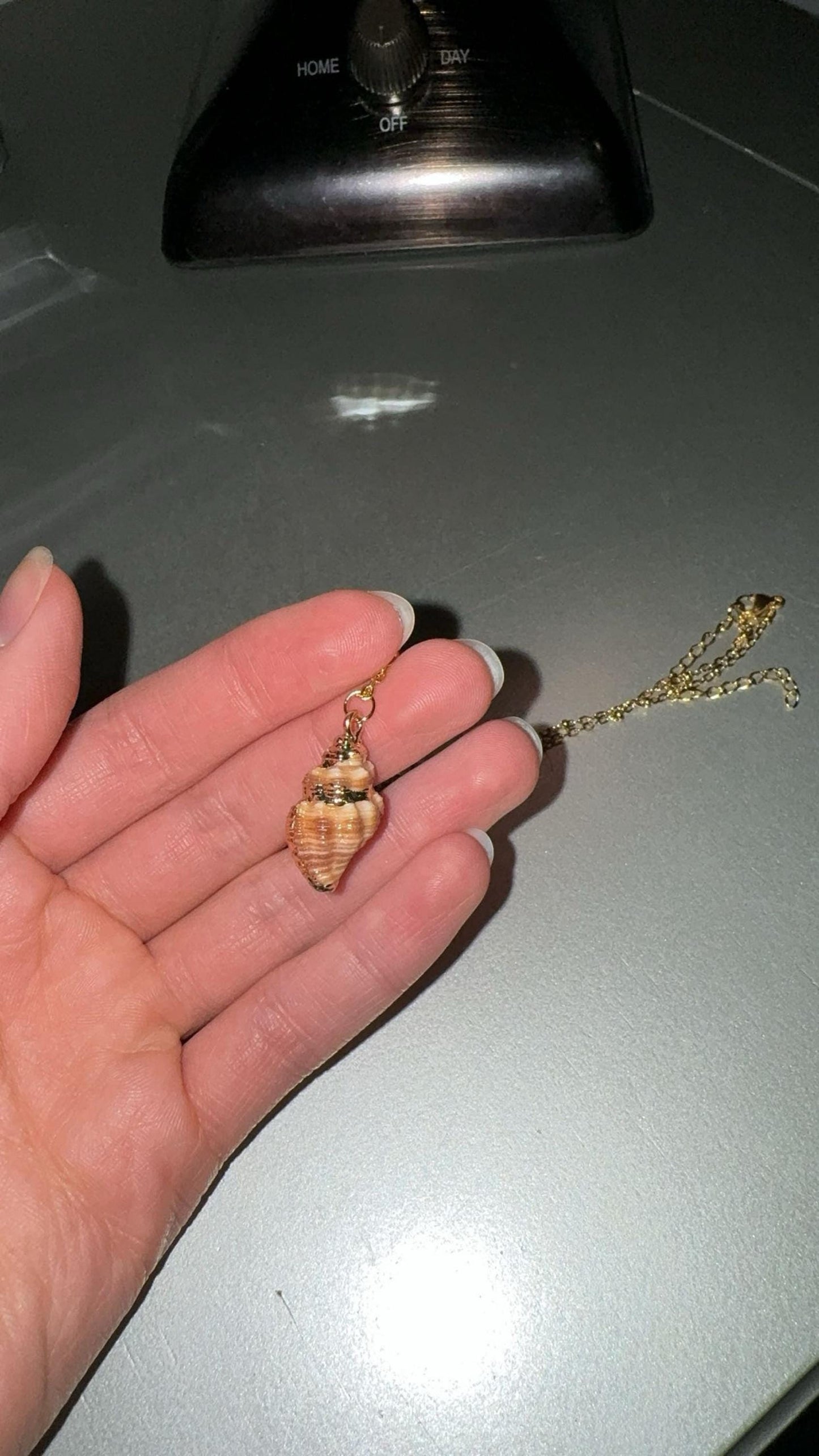 Natural Seashell Necklace, Boho Jewelry, Seashell Pendant Necklace, Cowrie Adjustable Necklace, Beach Wedding, Ocean Jewelry