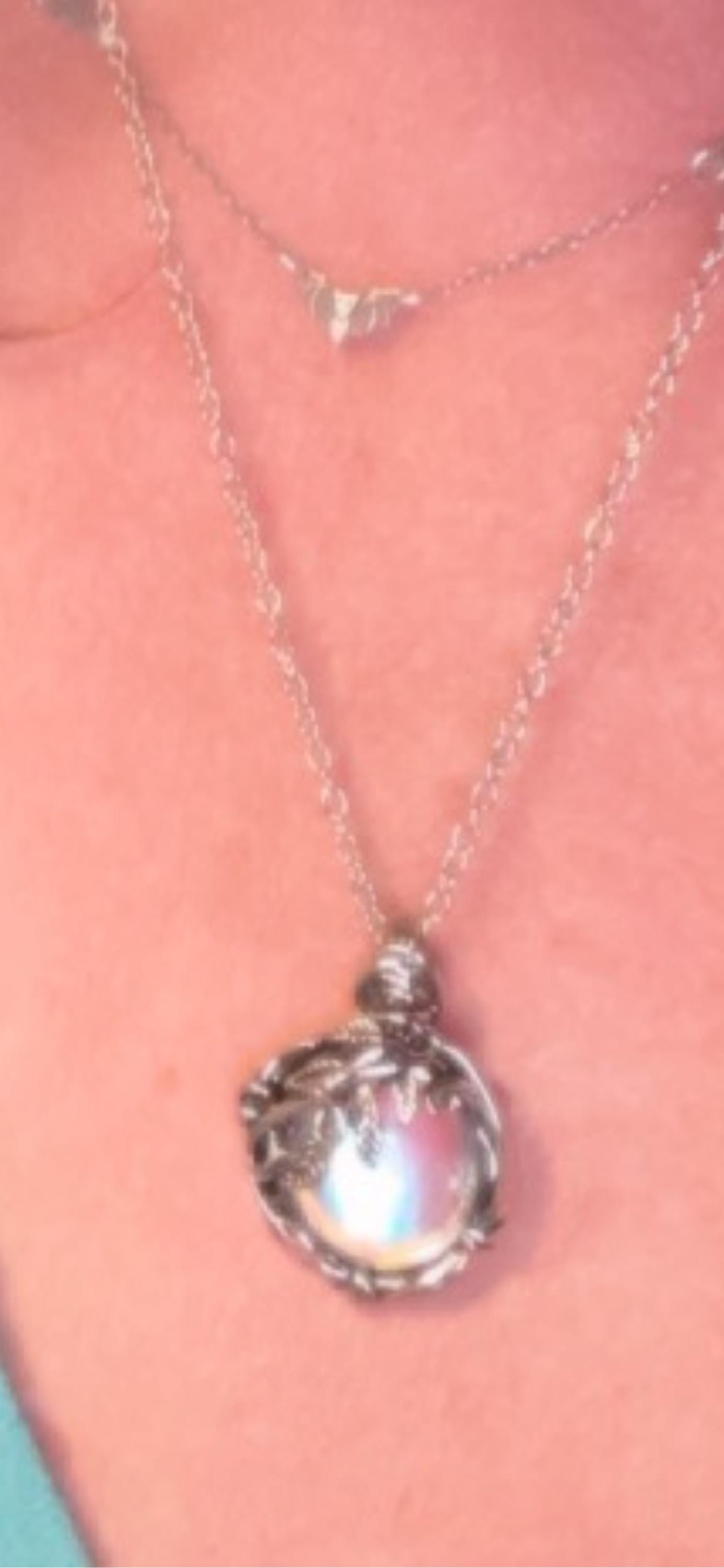 Witch’s Mirror Necklace | Hexenspiegel Protection Amulet From Dark Arts | Wiccan Amulet | Alter Tool