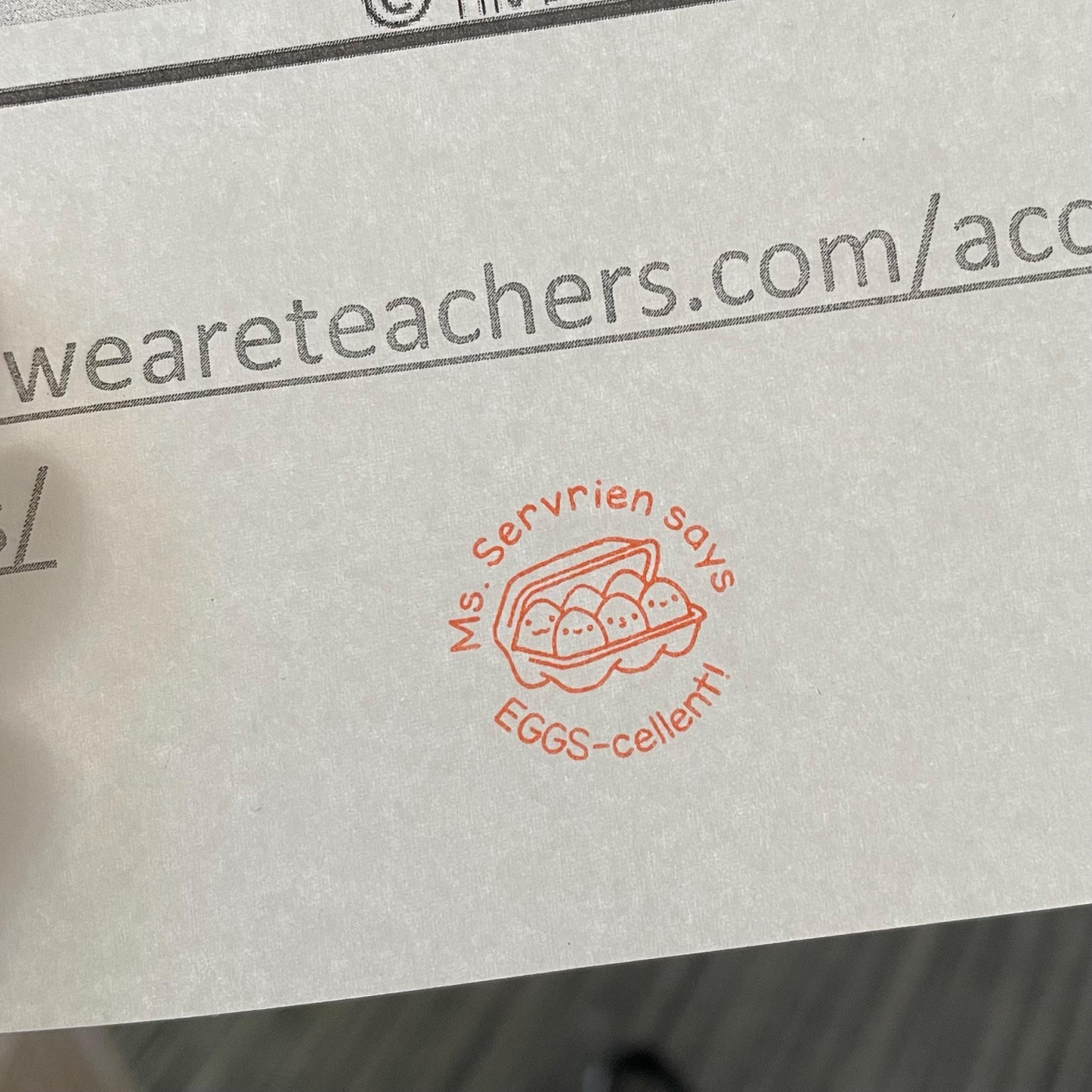 Custom Teacher Stamp,Personalized Name Teacher Stamps,Custom Teacher Gift Stamp,Teacher Comment Stamps,Classroom Stamps,Cute Stamps,eggs