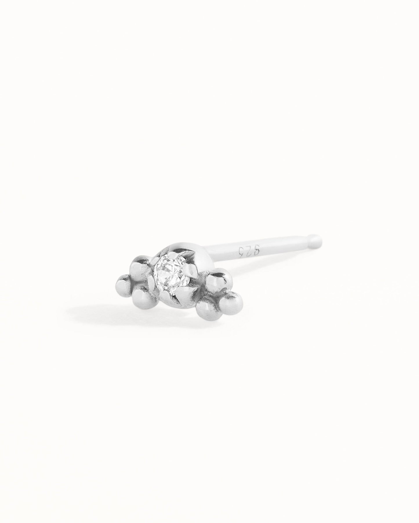 Helix Earring Cartilage Stud Earring Gold & Sterling Silver Helix Jewelry Tiny Stud Small Piercing Dainty Modern Jewelry - CRT002