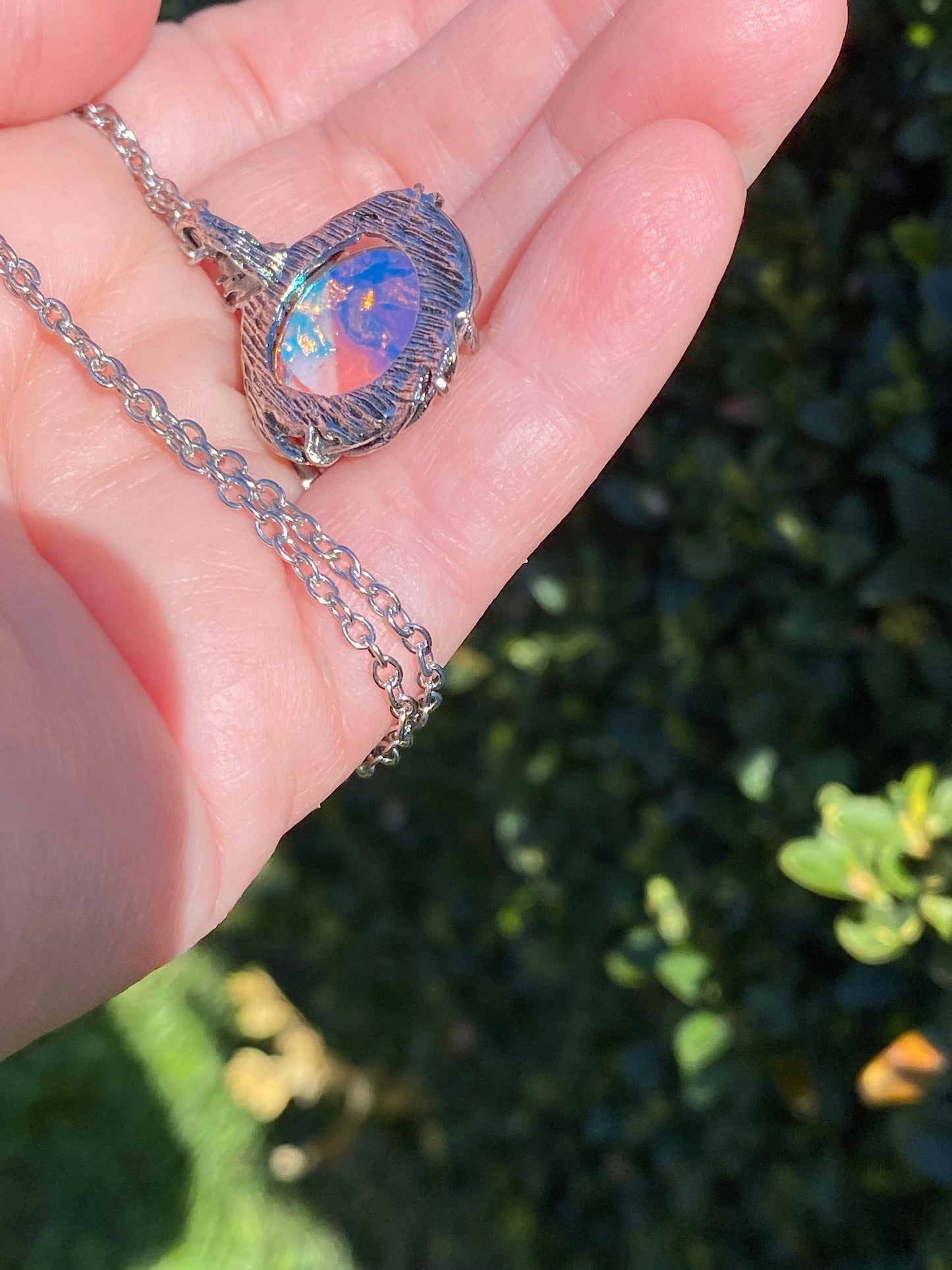 Witch’s Mirror Necklace | Hexenspiegel Protection Amulet From Dark Arts | Wiccan Amulet | Alter Tool