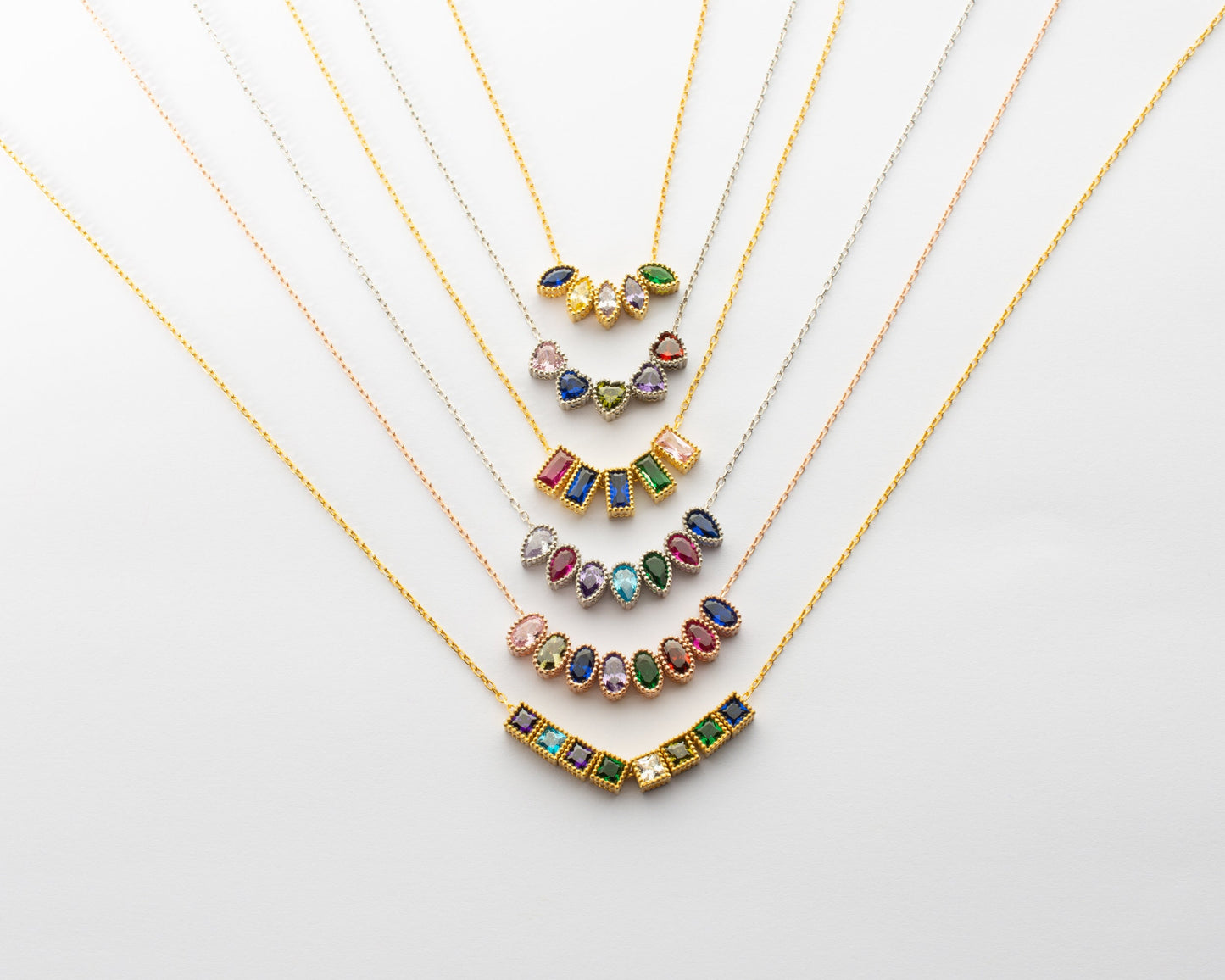 Personalized Birthstone Charms - One of a kind gift - Design your Necklace