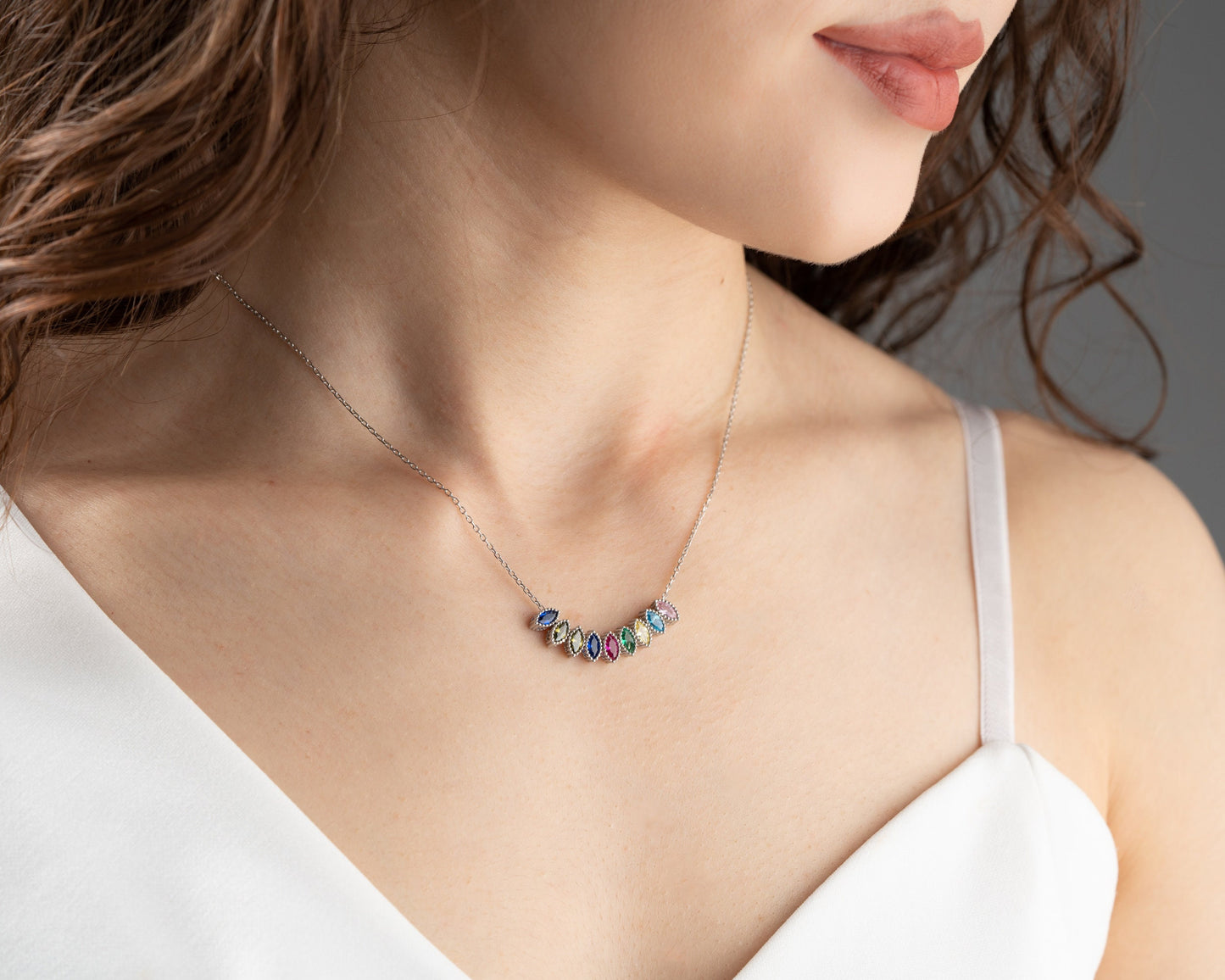 Personalized Birthstone Charms - One of a kind gift - Design your Necklace
