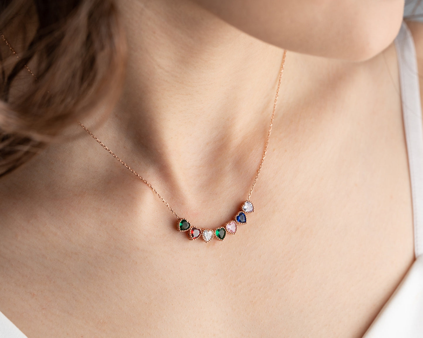 Personalized Birthstone Charms - One of a kind gift - Design your Necklace