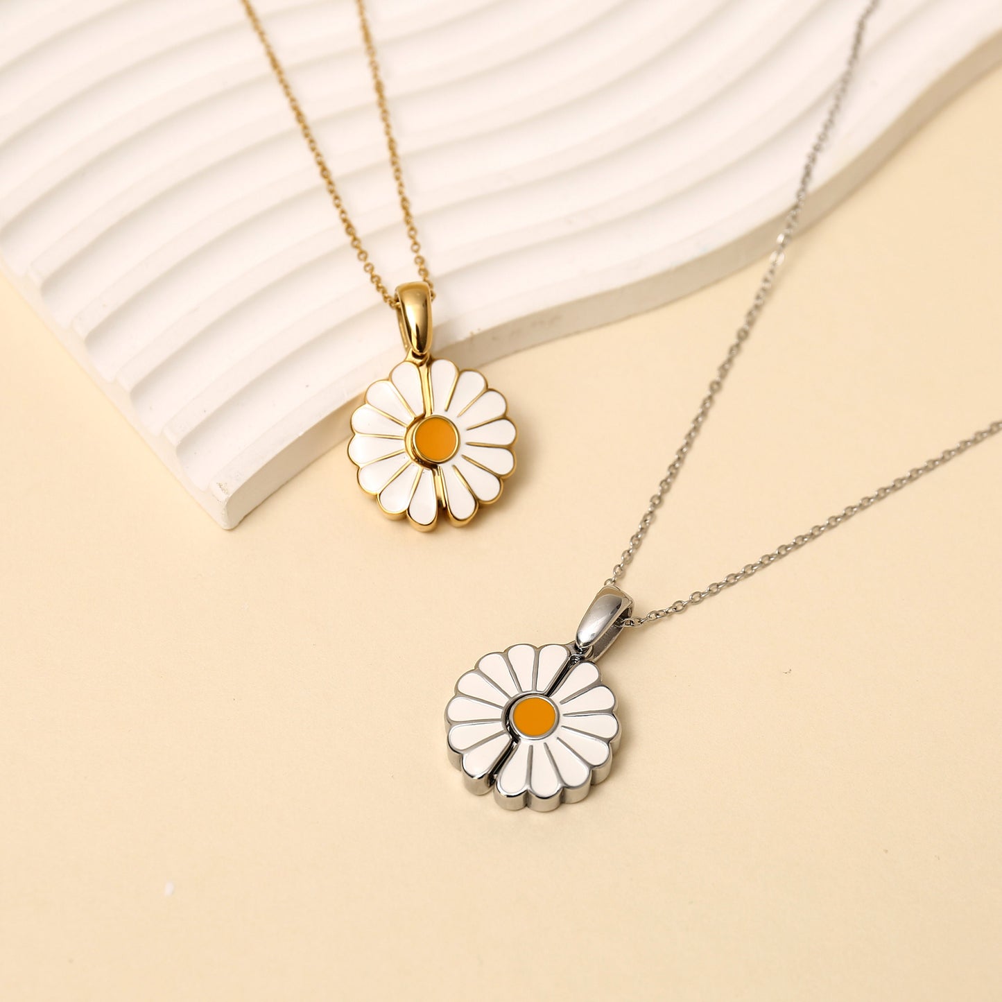 Personalized Hidden Message Daisy Locket Necklace - Customizable Gift for Her, God Mother Gift, tiny mustard seed, Christian Gifts for her