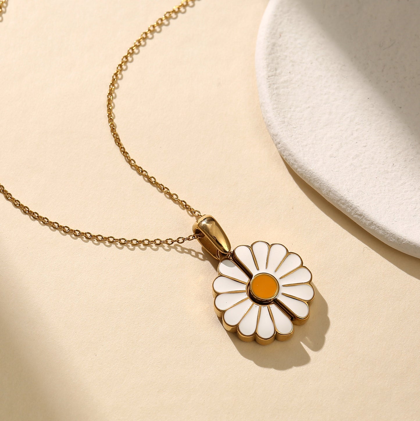 Personalized Hidden Message Daisy Locket Necklace - Customizable Gift for Her, God Mother Gift, tiny mustard seed, Christian Gifts for her