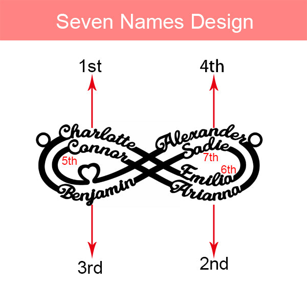 Personalized Infinity Name Necklace