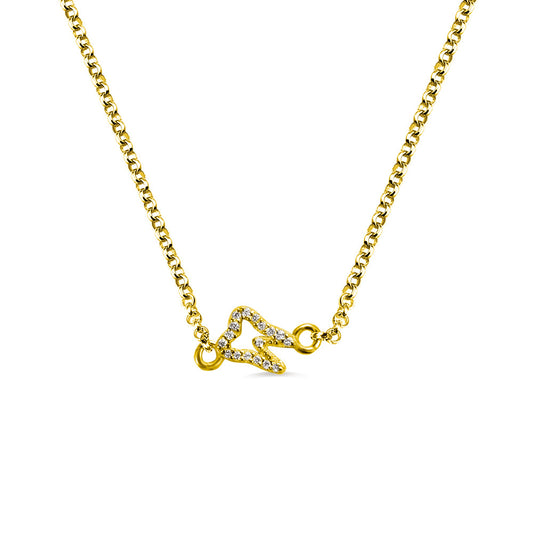 Sterling Silver Dainty Tooth Necklace