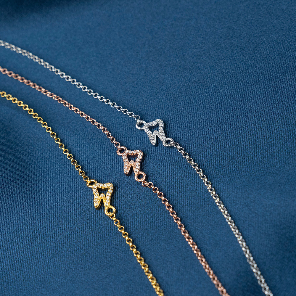 Sterling Silver Dainty Tooth Necklace