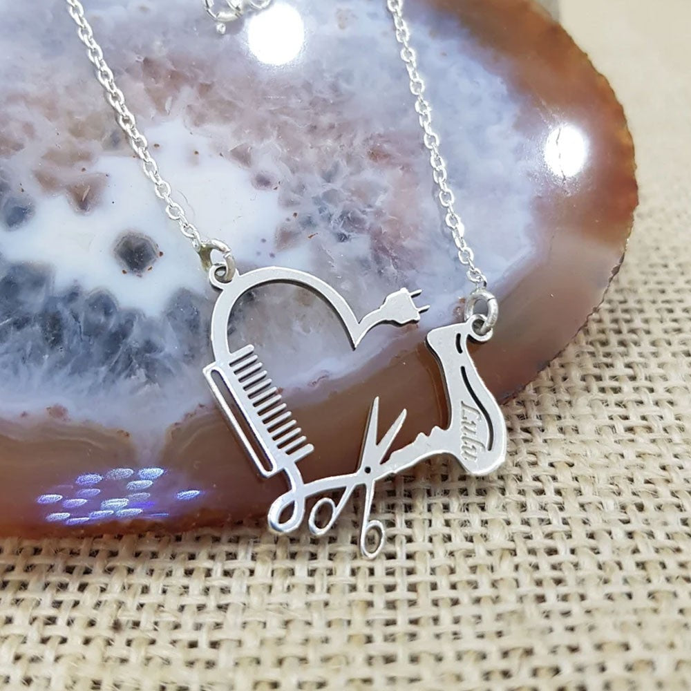 Personalized Necklace/Ring For Barber