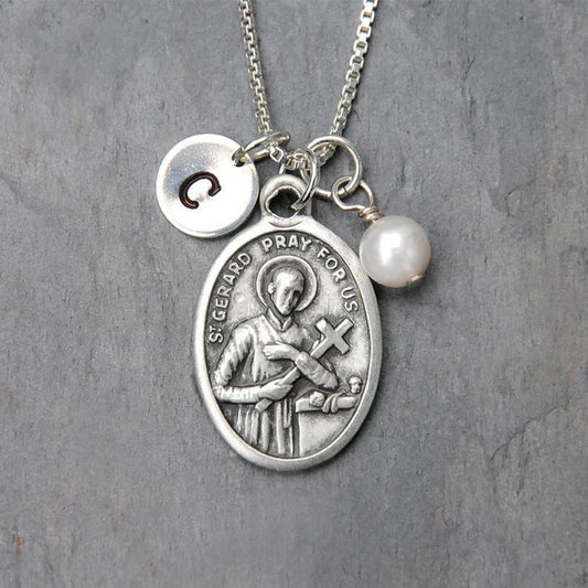 Customized Pregnancy Motherhood Fertility Initial Necklace