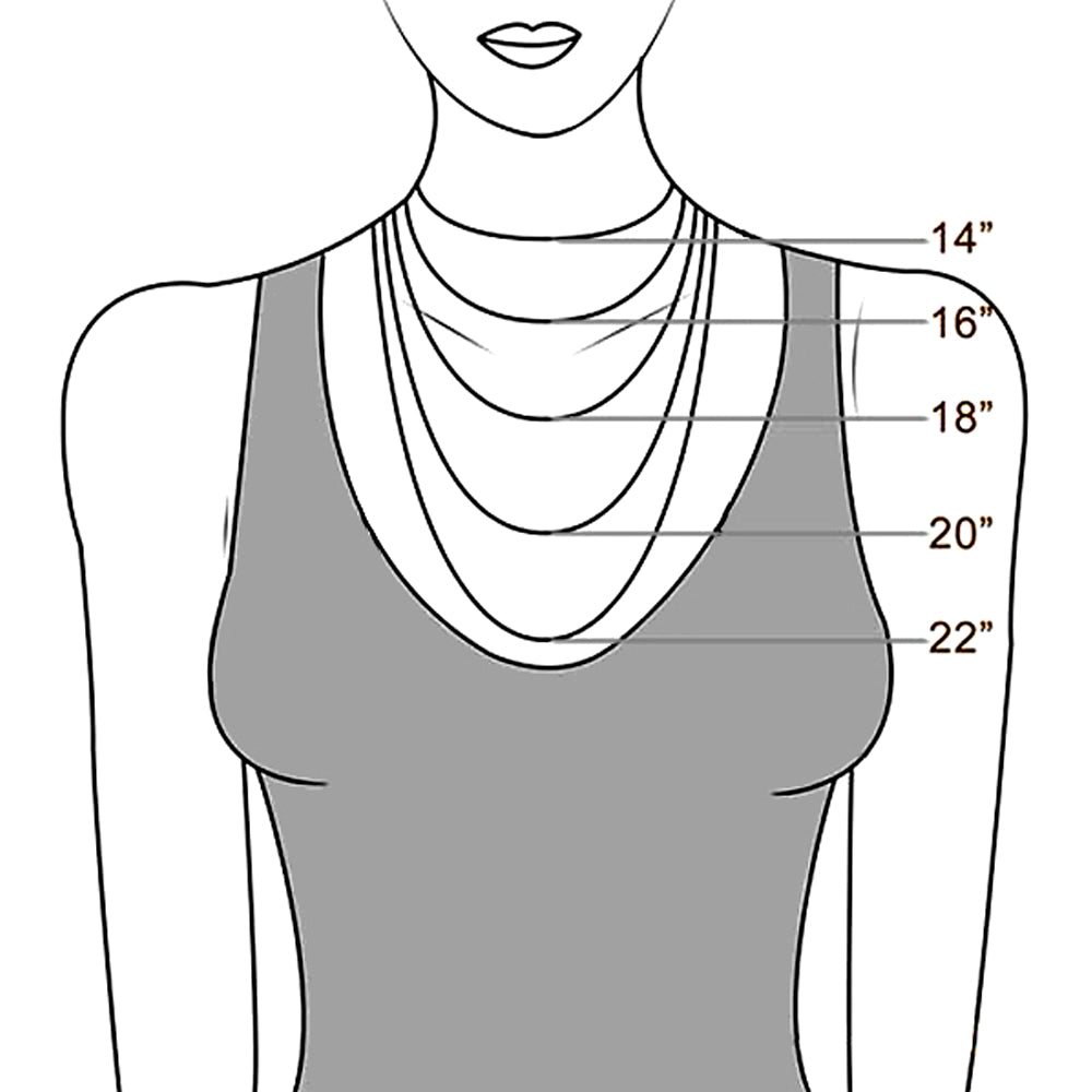 HERRINGBONE ENGRAVED SLIM CHAIN NECKLACE