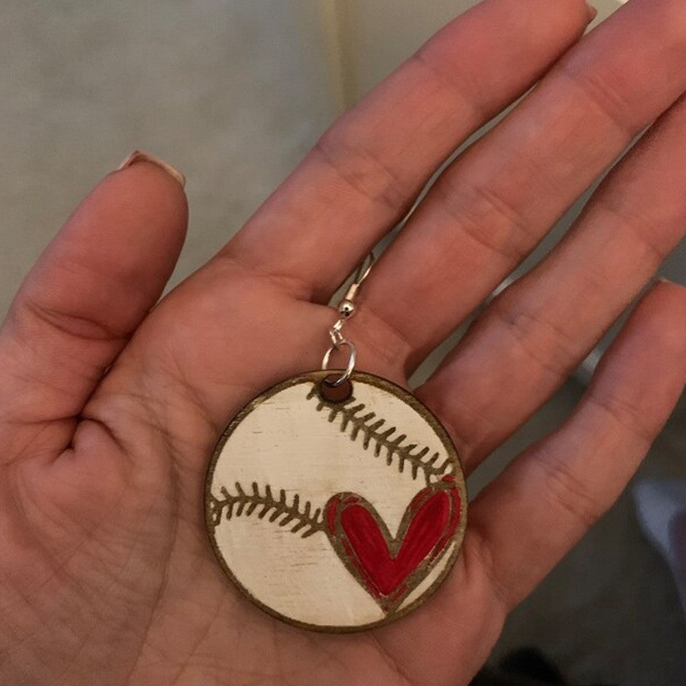 Customized Baseball/Softball Earrings