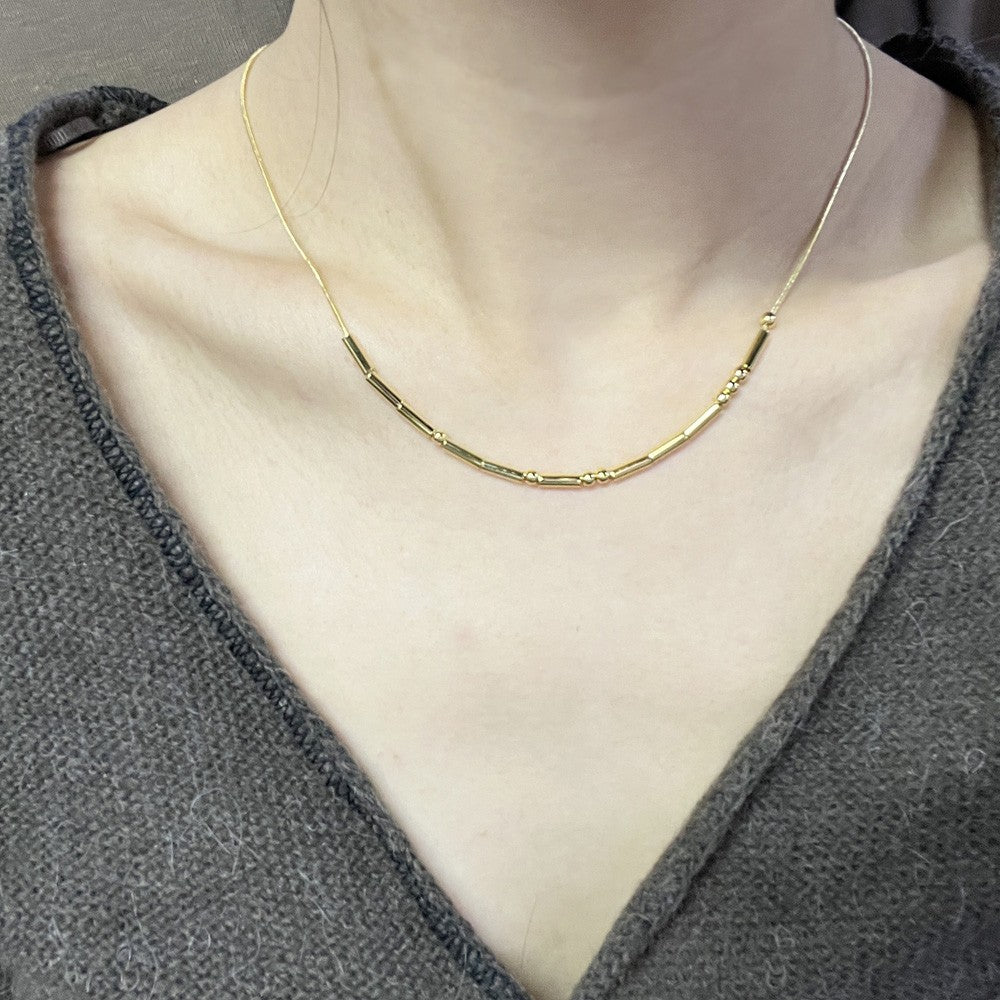 Custom Morse Code Necklace, Personalized Hidden Message Necklace, Morse Code Jewelry, Gift for Her, Best Friend Gift