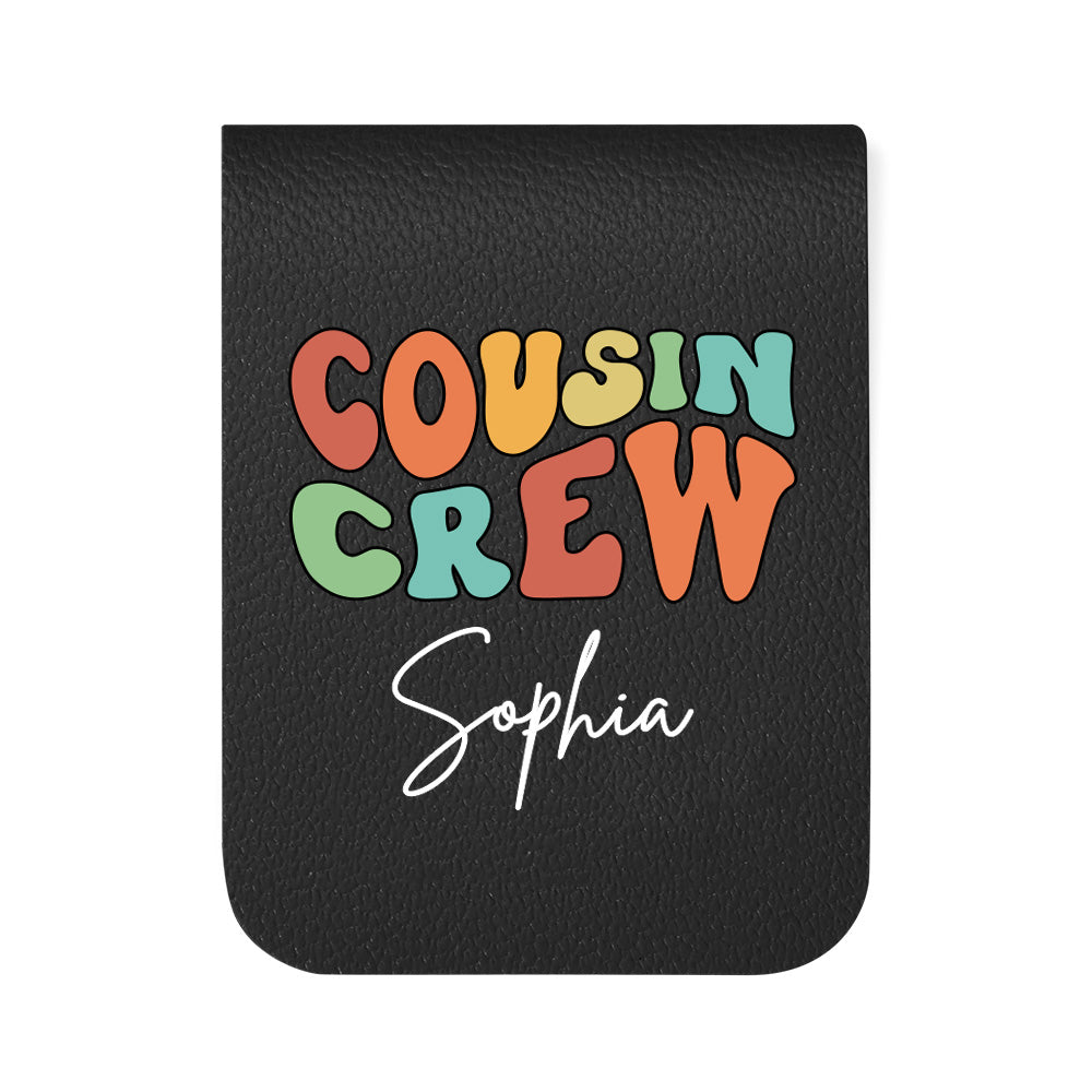 Custom Cousin Crew Bookmark,Personalize with Names, Multiple Color Options Available