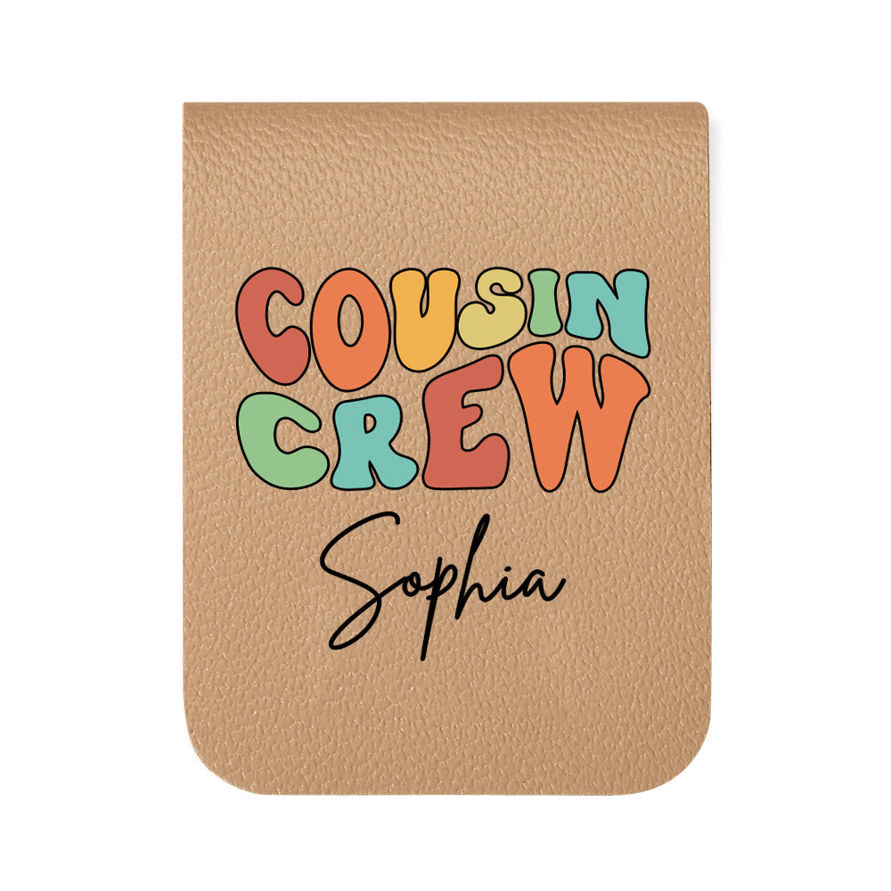 Custom Cousin Crew Bookmark,Personalize with Names, Multiple Color Options Available