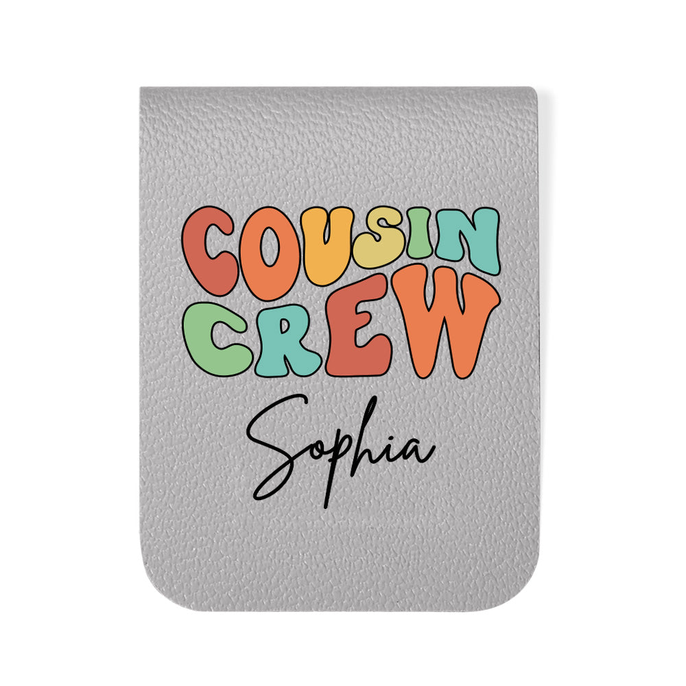 Custom Cousin Crew Bookmark,Personalize with Names, Multiple Color Options Available