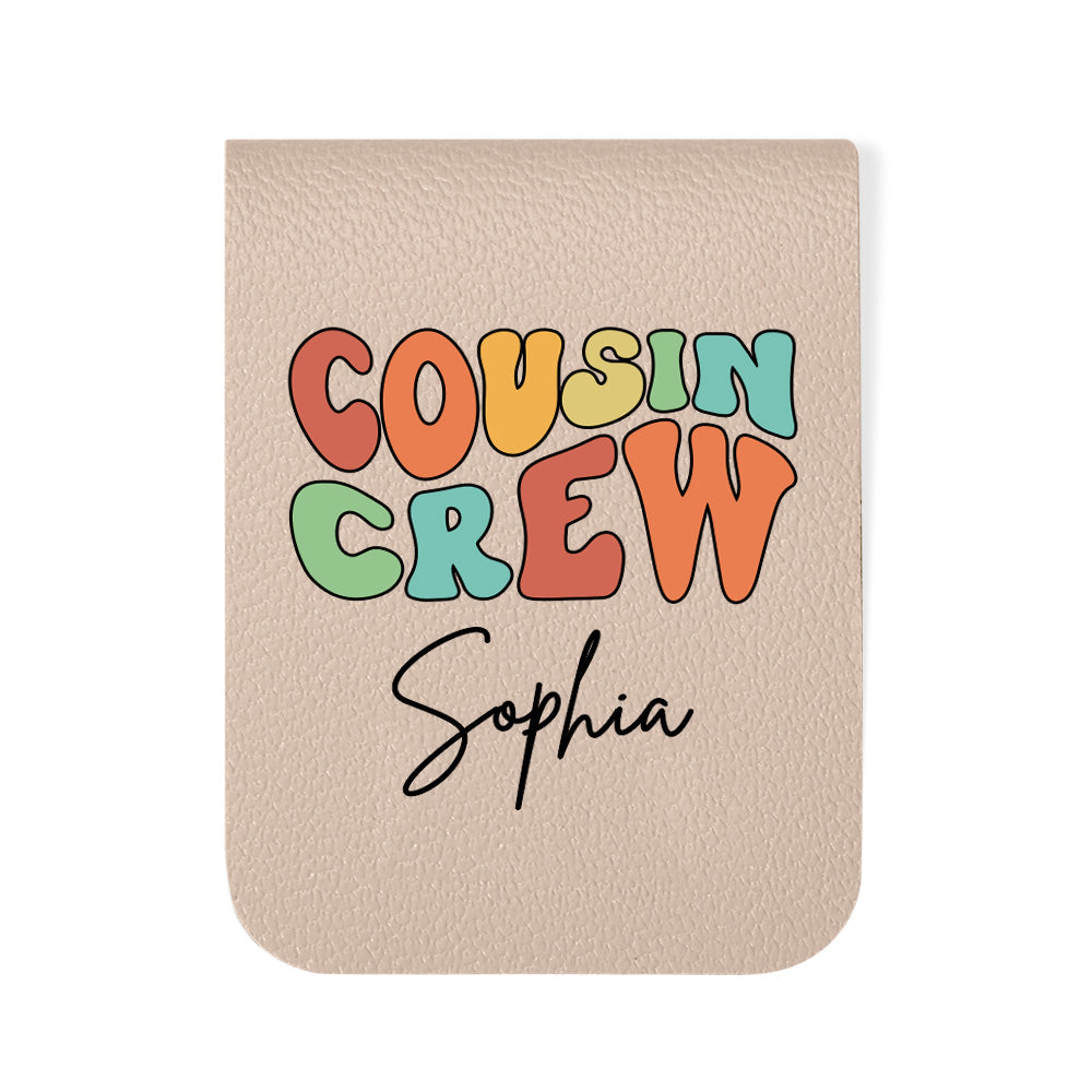 Custom Cousin Crew Bookmark,Personalize with Names, Multiple Color Options Available
