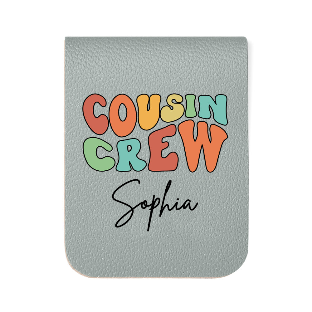 Custom Cousin Crew Bookmark,Personalize with Names, Multiple Color Options Available