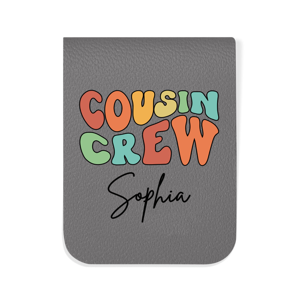 Custom Cousin Crew Bookmark,Personalize with Names, Multiple Color Options Available