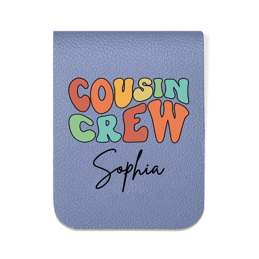 Custom Cousin Crew Bookmark,Personalize with Names, Multiple Color Options Available