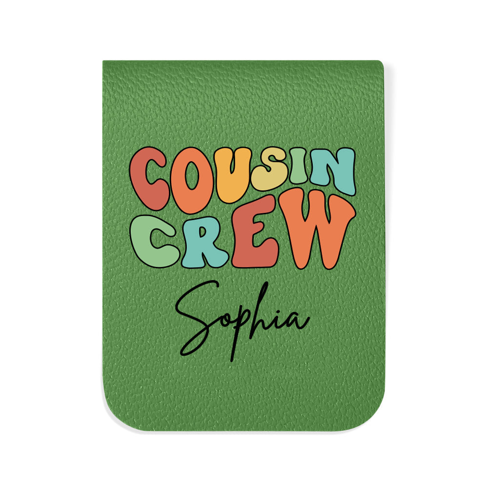 Custom Cousin Crew Bookmark,Personalize with Names, Multiple Color Options Available