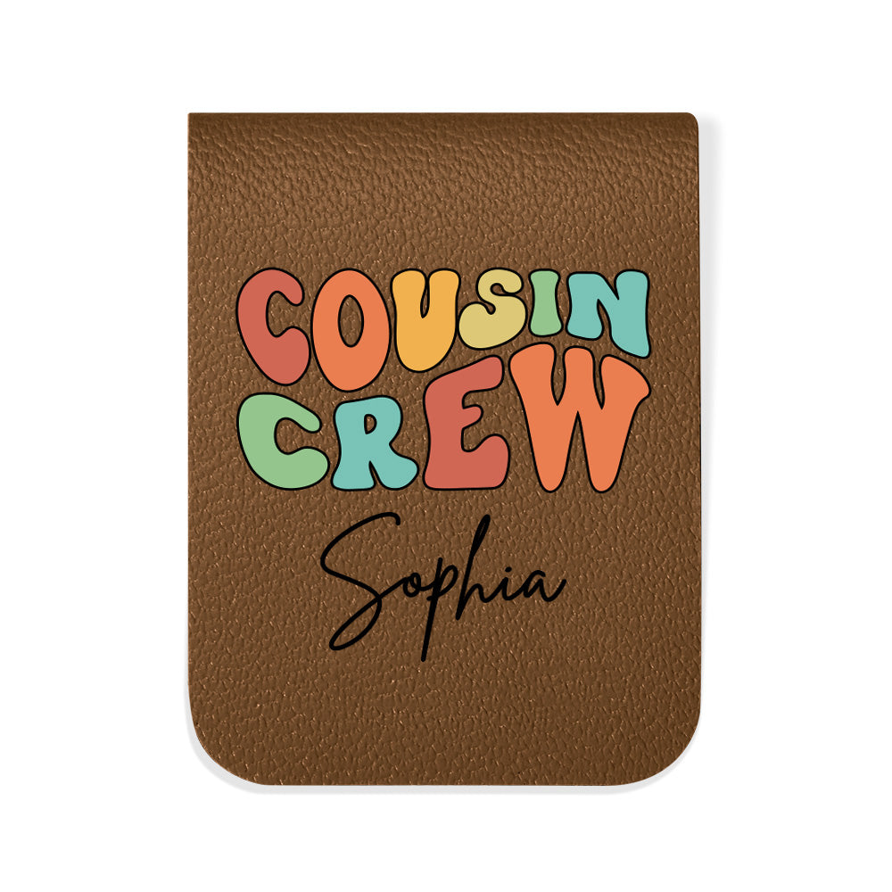 Custom Cousin Crew Bookmark,Personalize with Names, Multiple Color Options Available