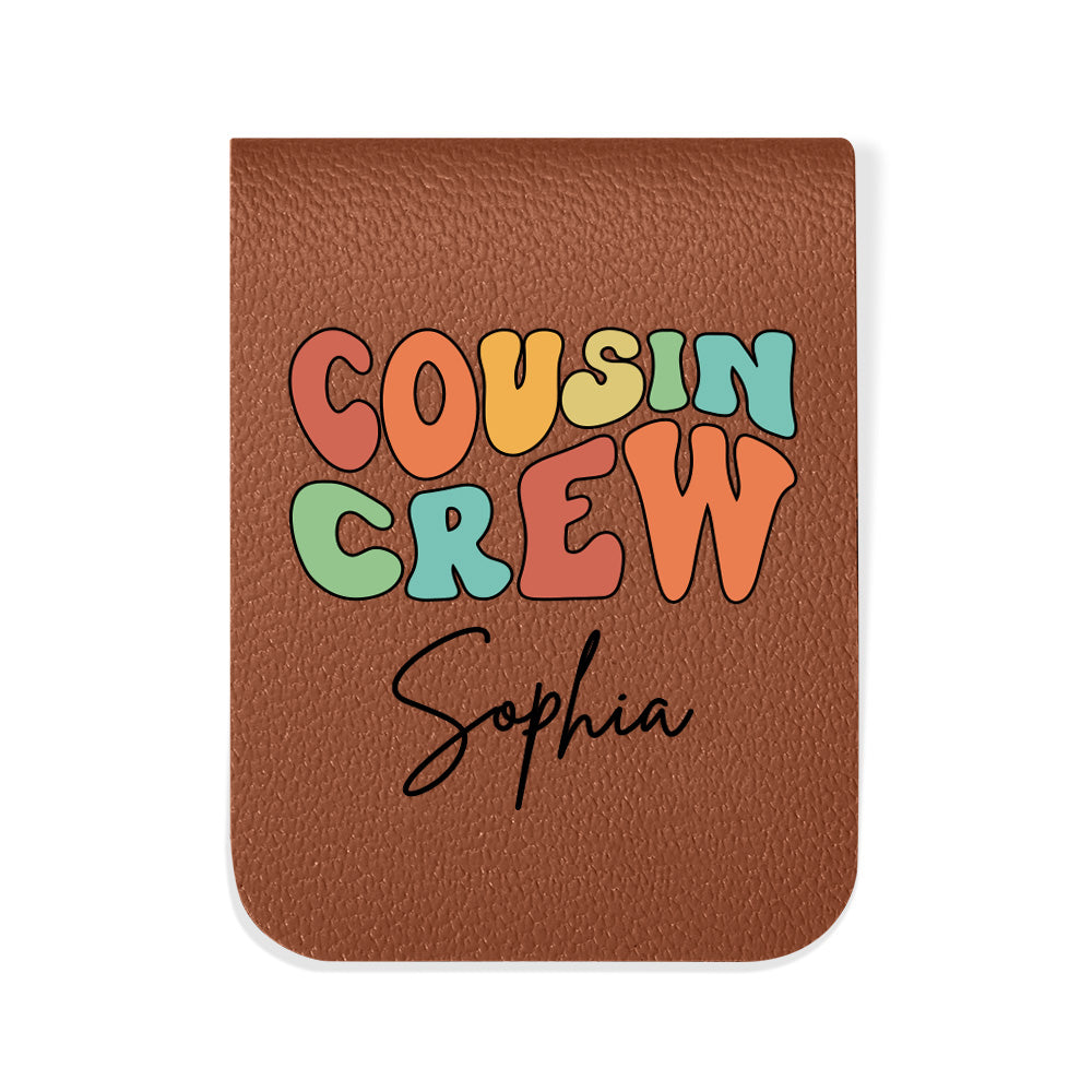 Custom Cousin Crew Bookmark,Personalize with Names, Multiple Color Options Available