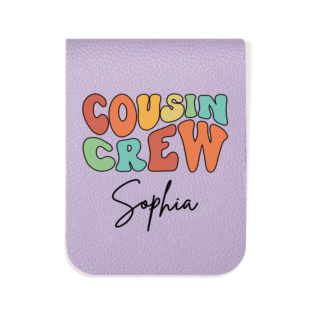 Custom Cousin Crew Bookmark,Personalize with Names, Multiple Color Options Available