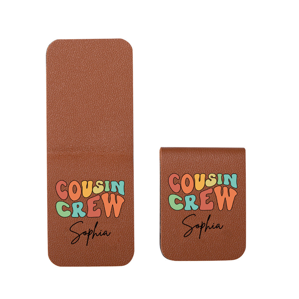 Custom Cousin Crew Bookmark,Personalize with Names, Multiple Color Options Available