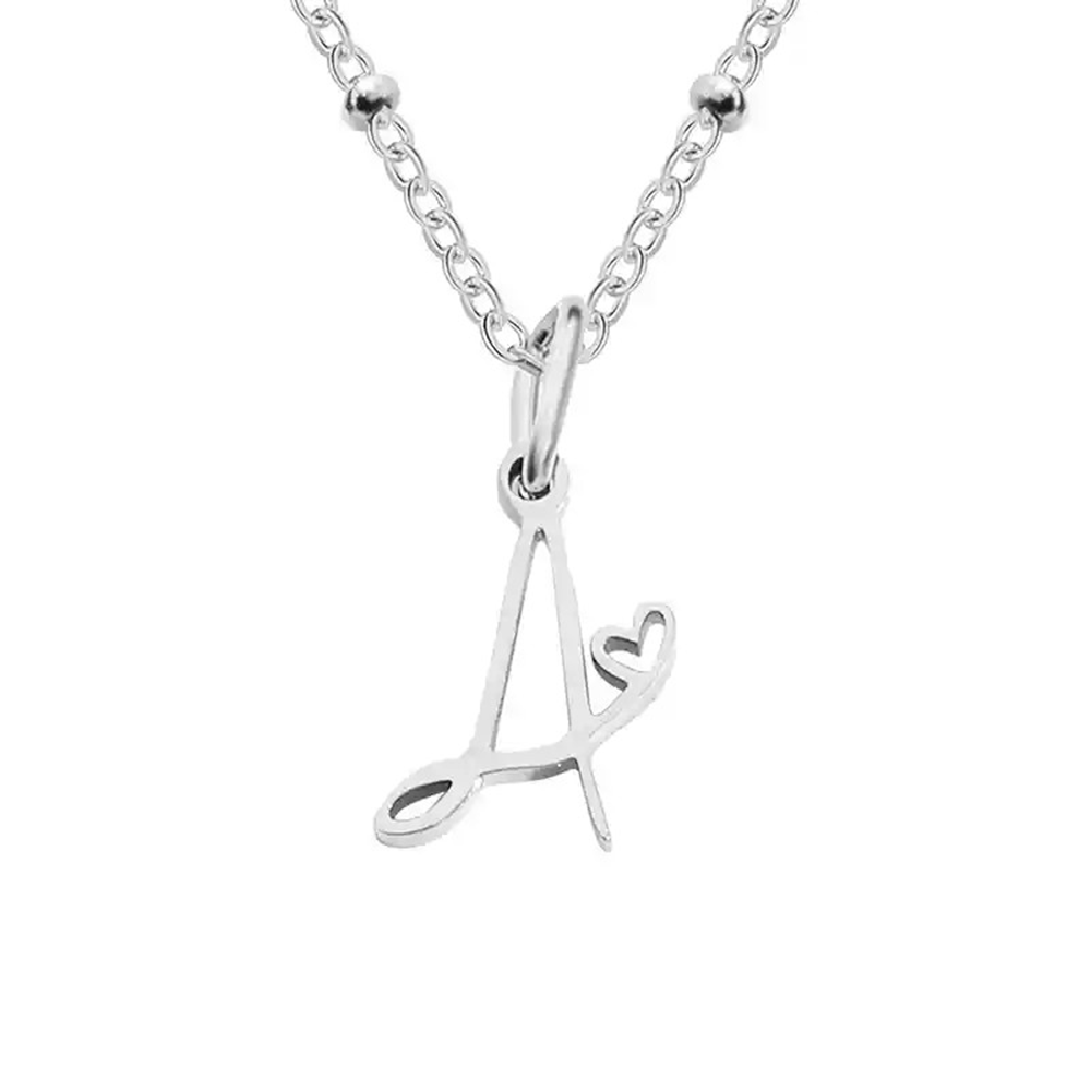 Custom Initial Necklace Personalized Letter Pendant, Custom Letter Jewelry, Personalized Letter Pendant for Her