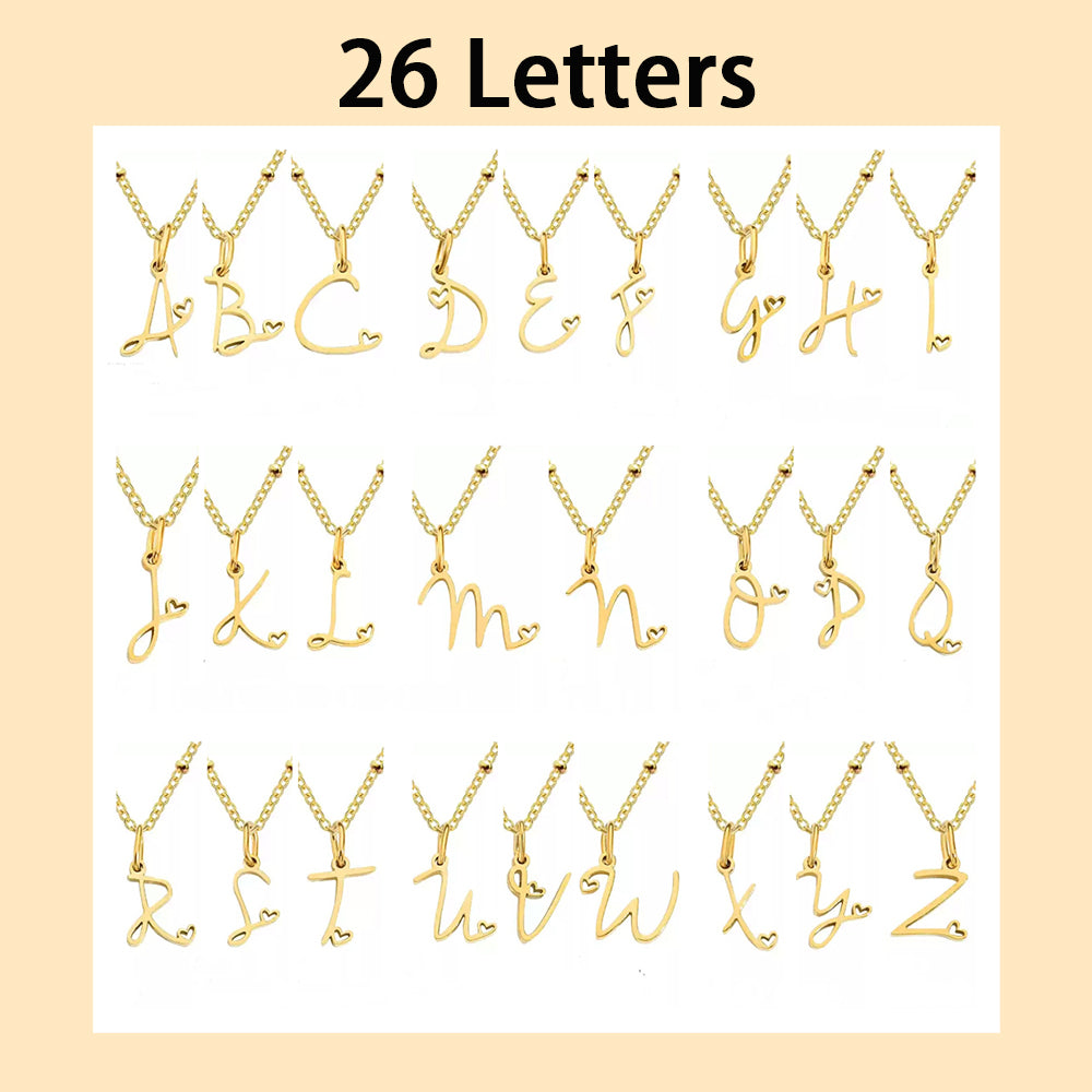 Custom Initial Necklace Personalized Letter Pendant, Custom Letter Jewelry, Personalized Letter Pendant for Her
