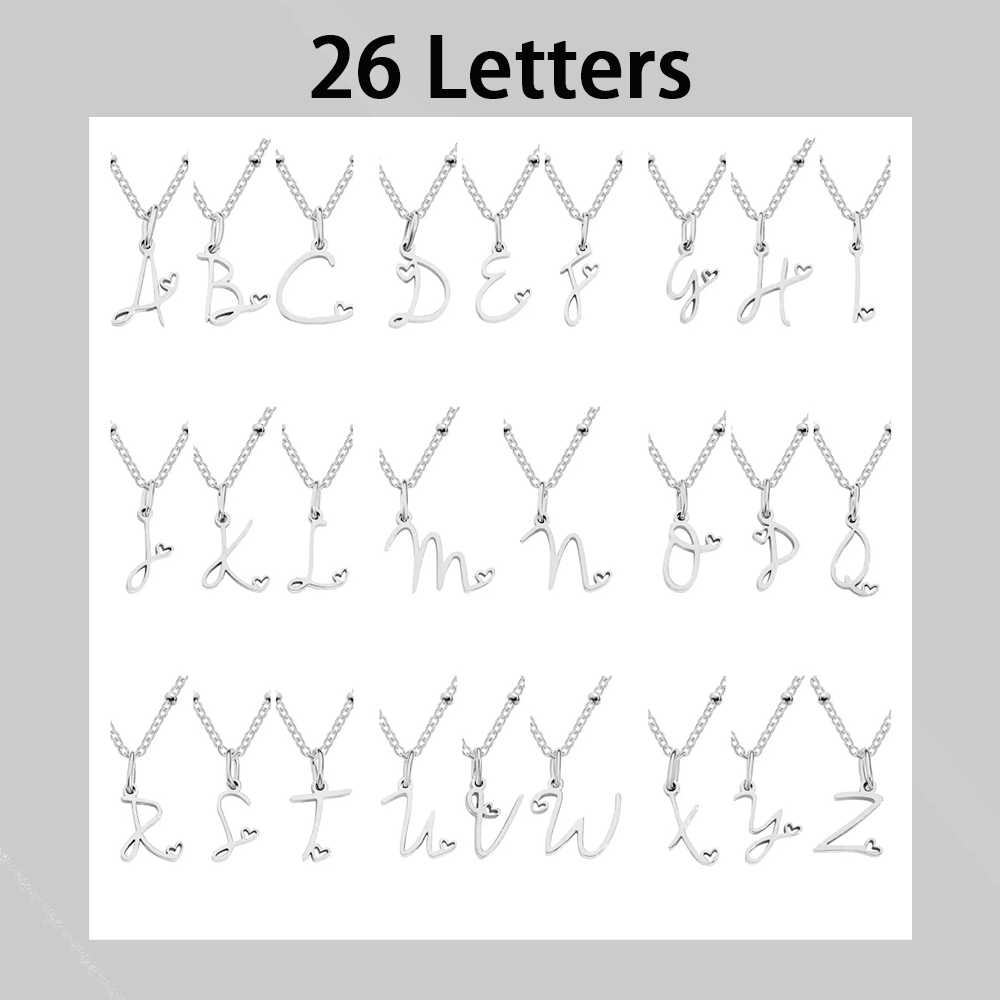 Custom Initial Necklace Personalized Letter Pendant, Custom Letter Jewelry, Personalized Letter Pendant for Her