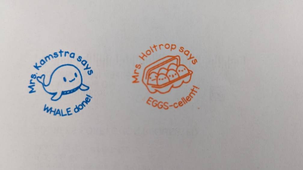Custom Teacher Stamp,Personalized Name Teacher Stamps,Custom Teacher Gift Stamp,Teacher Comment Stamps,Classroom Stamps,Cute Stamps,eggs