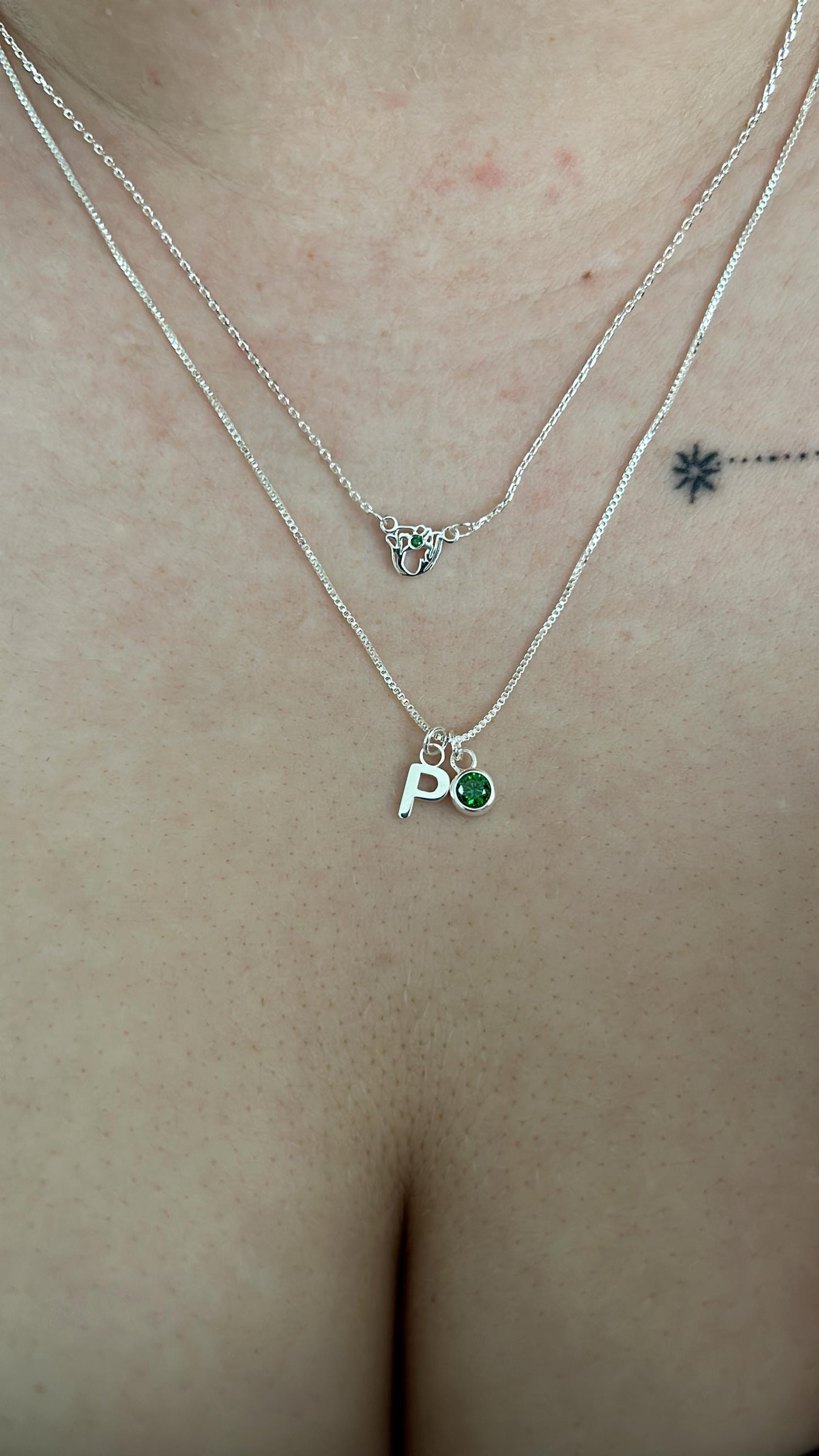 Custom Birthflower Necklace with Birthstone, Family Birth Flower Necklacce, Birth Month Necklace, Bridesmaids Gift for Her, Mothers Day Gift