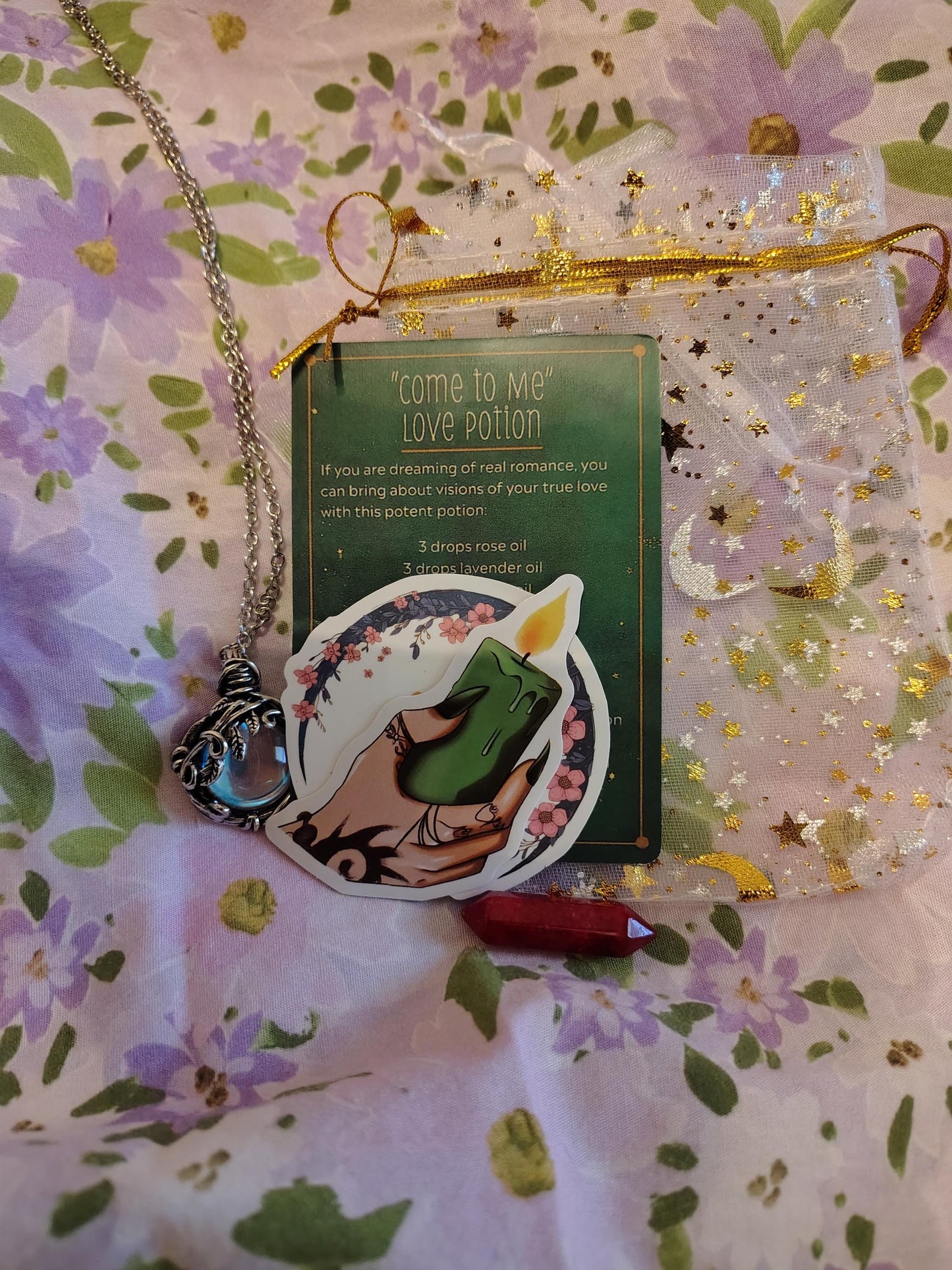 Witch’s Mirror Necklace | Hexenspiegel Protection Amulet From Dark Arts |  Wiccan Amulet | Alter Tool