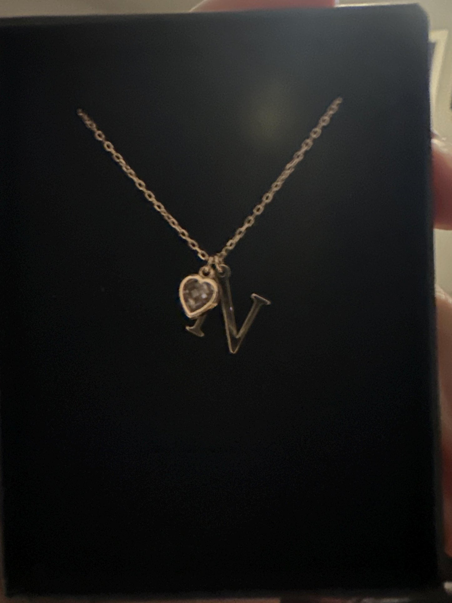 14K Solid Gold Initial Birthstone Necklace, Personalized Initial Necklace, Silver Necklace, Mothers Necklace, Mothers Day Gift, Gift for her
