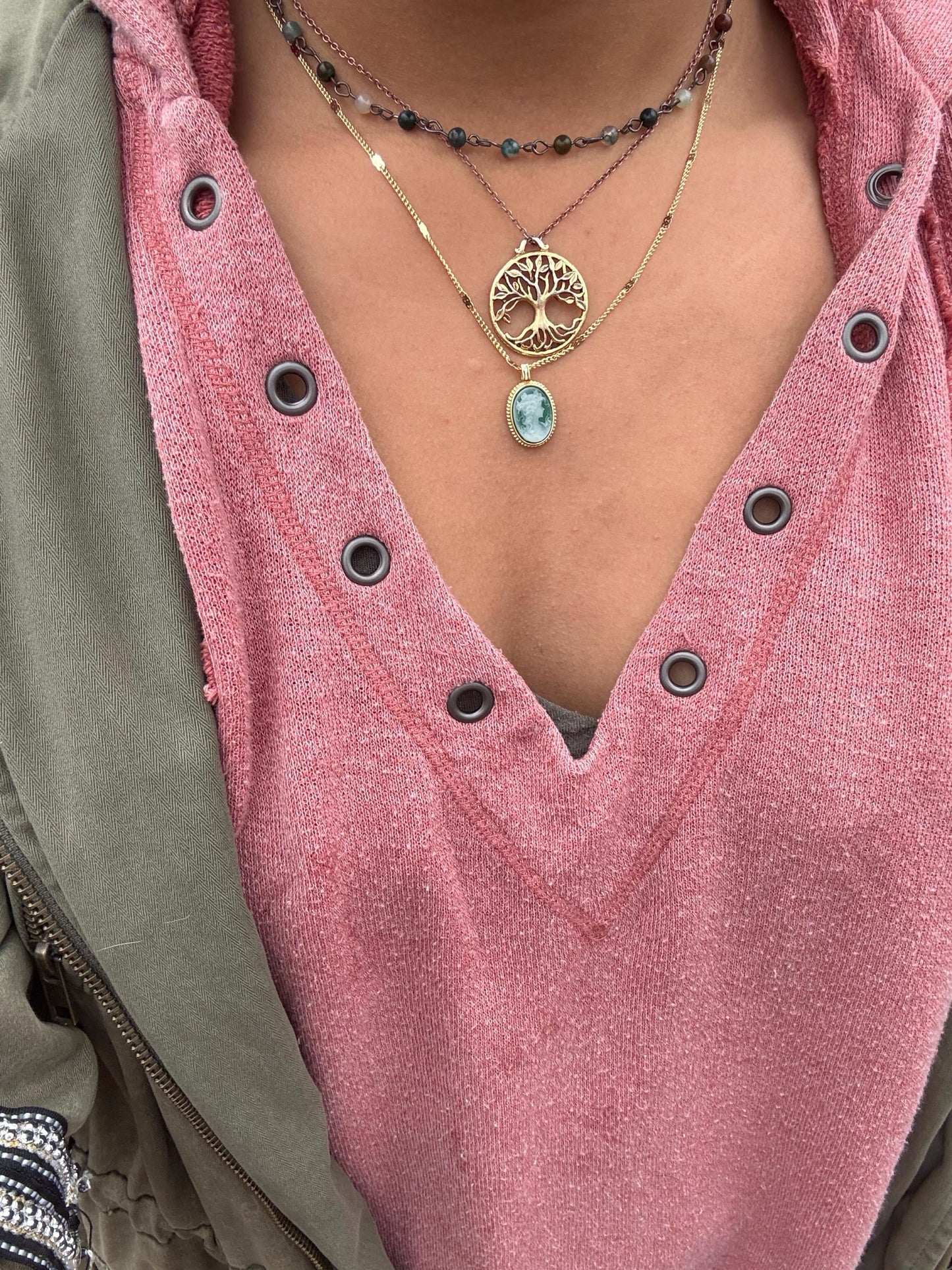 Cameo Necklace, Gold Necklace, Agate Necklace, Vintage jewelry, Cameo Pendant, Vintage Necklace, Vintage jewelry, Victorian necklace Gift