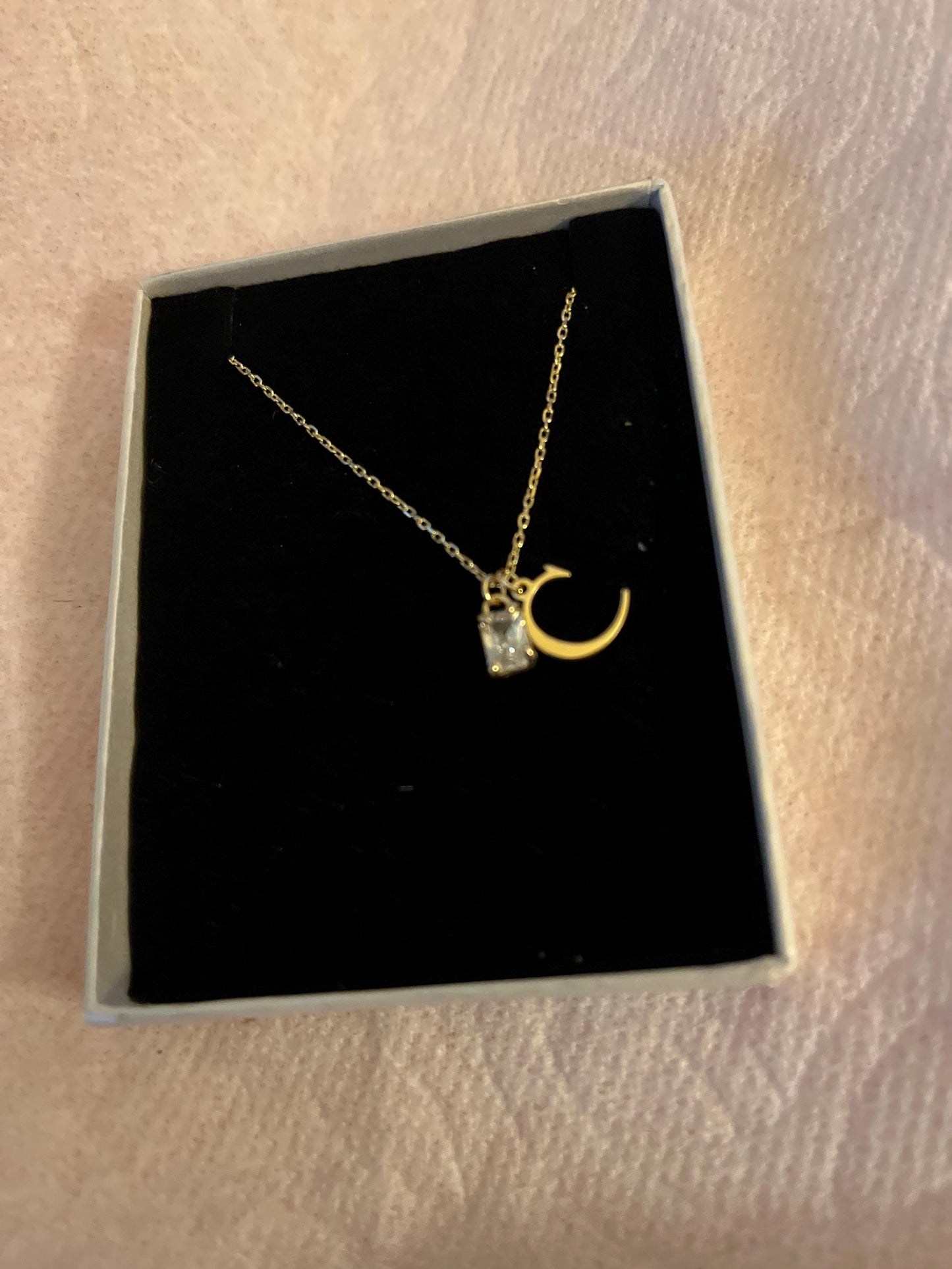 14K Solid Gold Initial Birthstone Necklace, Personalized Initial Necklace, Silver Necklace, Mothers Necklace, Mothers Day Gift, Gift for her