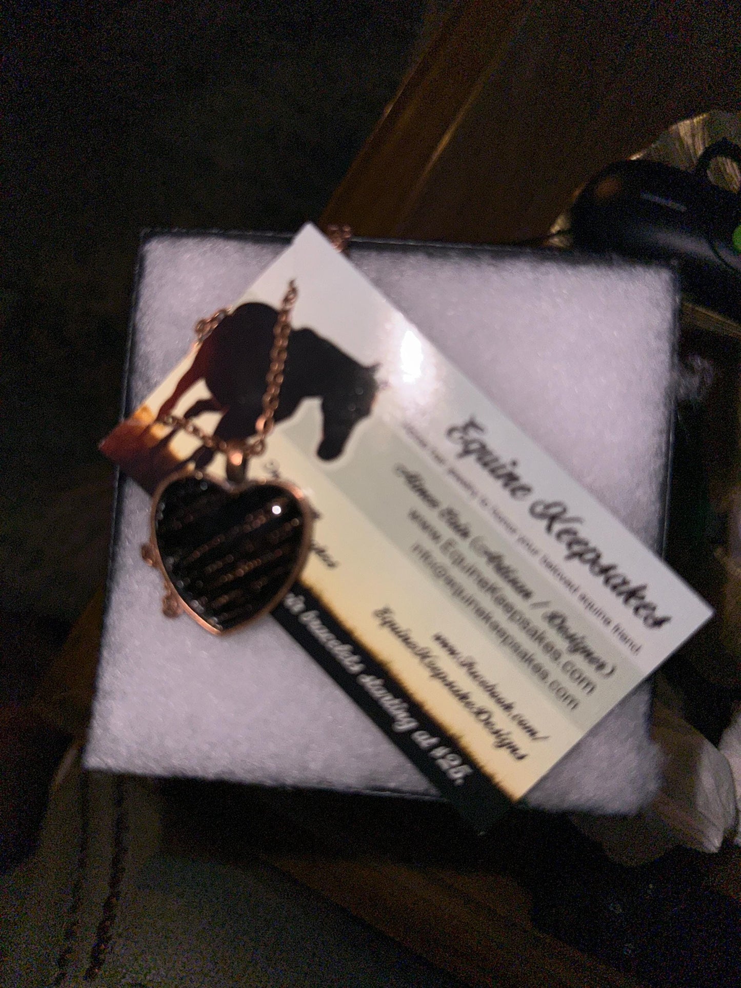 Custom Horse Hair Bracelet and Necklace Gift Set Braided by Equine Keepsakes
