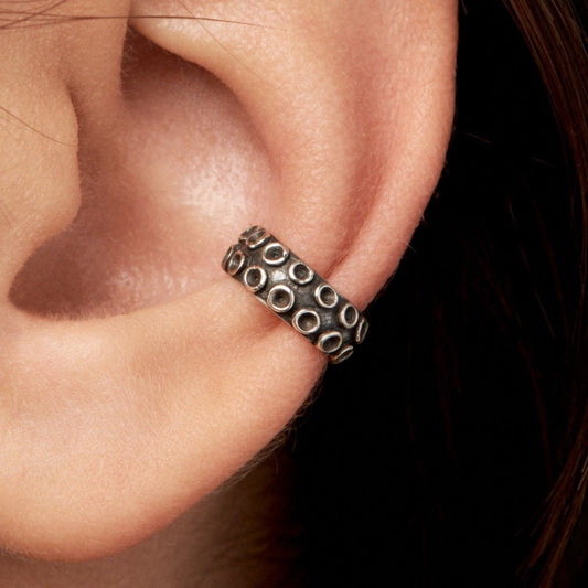 Octopus Tentacle Ear Cuff Earring Sterling Silver Ear Wrap Earrings Boho Jewelry  Gift for Her - ECU010