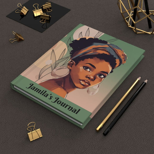 Personalized Journal, African American Journals, Gift for Black Woman, Affirmation Journal, Black Girl School Notebook, Black Girl Diary