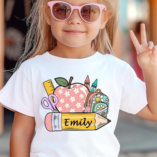 Personalized Back To School Shirt,First Day If School Shirt,Custom Back To School Shirt,Back to school gift,Personalized Kindergarten Shirt