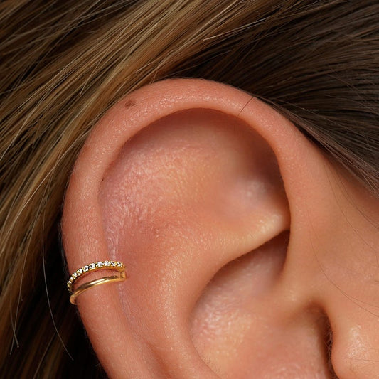 18G/16G  Titanium Double Hinge Hoop •  Hinged Segment Nose Ring •  Septum Clicker Ring • Cartilage Hoop • Helix Earring Hoop