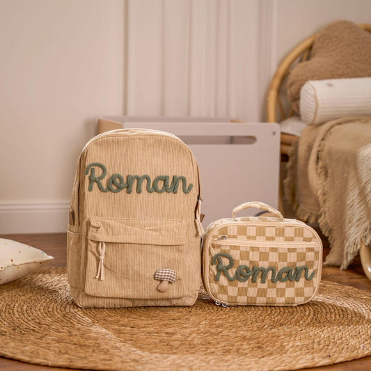 Personalized Kids Backpack Lunch Box Bag - Lightweight Durable Toddler Book Bag for Ages - Adjustable Straps - Toddler Book Bag